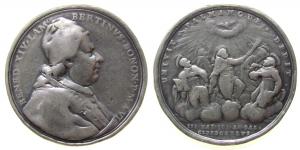 Benedikt XIV (1740-58) - auf die Kanonisierungen von 1746 - 1746 - Medaille  fast ss