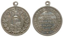 Männergesangsverein Bornheim - 1894 - tragbare Medaille  vz