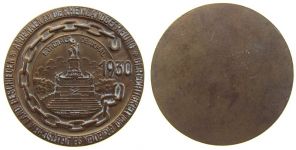 Rheinlandbefreiung - Nationaldenkmal - 1930 - Medaille  vz