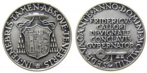 Sede Vacante 1963 - Monsignore Federico Callori di Vignale - 1963 - Medaille  vz-stgl