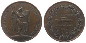 Vereinigung des jungen Frankreichs (ASSOCIATION DE LA JEUNE FRANCE) - 1833 - Medaille  ss
