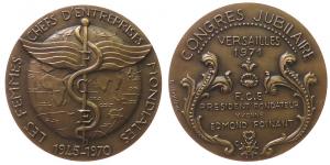 Verseilles - auf den 25.Jahrestag FCE (Femmes Chefs d'Entreprises) - 1971 - Medaille  vz-stgl