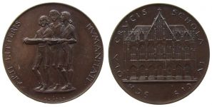Dresden - Kreuzschule - 1923 - Medaille  vz+