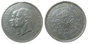 Berlin - auf das 50jährige Jubiläum der Schutzmannschaft - 1898 - Medaille  ss