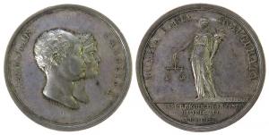 Maximilian IV. (I.) Joseph (1799-1825) - auf die Besichtigung des neuen Münzgebäudes in München - 1809 - Medaille  vz