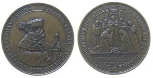 Mark Brandenburg - auf die 300-Jahrfeier der Reformation - 1839 - Medaille  vz