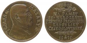 Masaryk Thomas Garrigue (1850-1937) - 1935 - Medaille  vz
