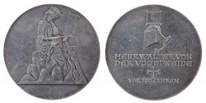 Vogelweide Walther von der (1170 - 1230) - auf seinen 700. Todestag - 1930 o.J. - Medaille  ss