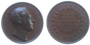 Karl Leopold Friedrich (1830-1852) - auf seinen Tod - 1852 - Medaille  vz+