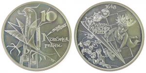 Westfälischer Frieden - Motivprobe - 1998 - 10 Mark  vz-stgl
