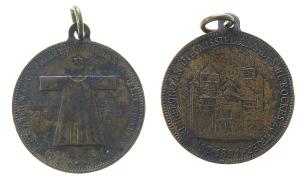 Trier - auf die Ausstellung des Heiligen Rock - 1891 - tragbare Medaille  fast ss