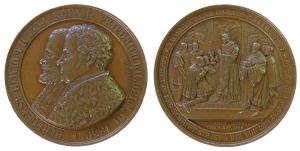 Friedrich Wilhelm III. - auf die 300 Jahrfeier der Reformation - 1839 - Medaille  vz+