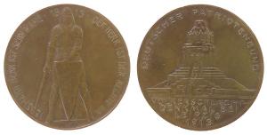 Völkerschlachtdenkmal - Leipzig - 1913 - Medaille  vz