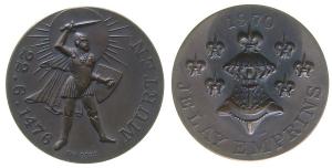 Freiburg (Kanton) - auf die Schlacht bei Murten 1476 - 1970 - Medaille  vz