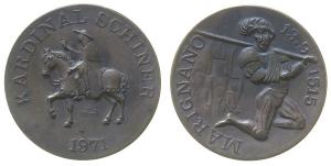 Marignano (Italien) - auf die Schlacht von 1515 - 1971 - Medaille  vz