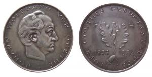 Goethe (1749-1832) - auf seinen 100. Todestag - 1932 - Medaille  fast vz