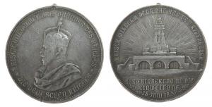 Wilhelm I (1797-1888) - auf die Weihe des Kyffhäuserdenkmals - 1896 - Medaille  fast ss