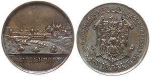 Herborn (Hessen) - auf die 650 Jahrfeier - 1901 - Medaille  ss