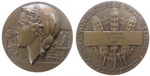 Allgemeiner Verband der Hersteller von Traktoren und Landmaschinen - 1972 - Medaille  vz-stgl