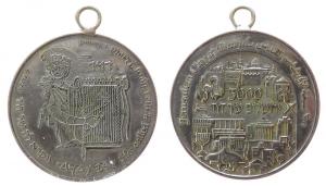Jerusalem - auf die 3000 Jahrfeier der Stadt - 1995 - tragbare Medaille  vz