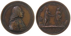 Christoph Anton von Migazzi (1757-1803) - auf seine Ernennung zum Kardinal - 1761 - Medaille  vz