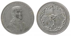 Rauscher Josef Othmar Kardinal Fürst Erzbischof (1853-1875) - Widmung des Klerus der Wiener Erzdiözese - o.J. - Medaille  fast vz