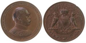 Bismarck (1815-1898) - auf seinen 70. Geburtstag - 1885 - Medaille  vz