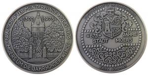 Moers - auf 675. Jahre Moers - 1976 - Medaille  stgl