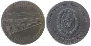 Brückenau Bad - auf die Übergabe des Gerätehauses an die Freiwillige Feuerwehr - 1989 - Medaille  vz