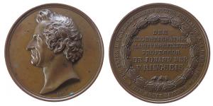 Ringseis Johann Nepomuk von (1785-1880) - auf sein 50jähriges Doktorjubiläum - 1862 - Medaille  fast stgl