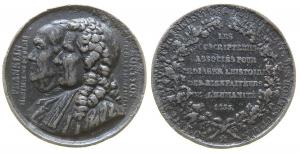 Louis Philippe (1830-1848) - Erinnerung an Benjamin Franklin und Baron de Antoine Montyon - 1833 - Medaille  fast ss