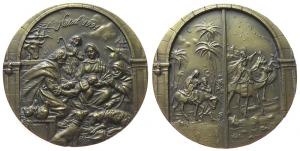 Louis XIV. (1643-1715) -  auf die Entschuldigung für den Anschlag der Korsen am französischen Gesandten Herzog von Crequi - 1664 - Medaille  ss