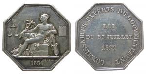Louis Philippe I. (1830-1848) - auf die Rechtssachverständigen der Regierung - 1831 - Jeton  vz
