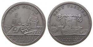 Paris - auf das handwerkliche Können der Justierer an der Pariser Münze - 1767 - Medaille  vz