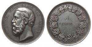 Friedrich (1852-1907) - für Verdienst - o.J. - Medaille  ss
