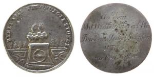 Zehlt viel vergnügte Stunden - 1755 - Medaille  ss