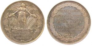 Bayerischer Landesgeflügelzuchtverein - 1904 - Prämienmedaille  vz