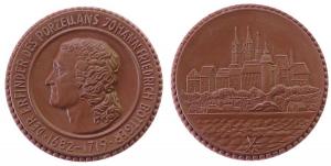 Böttger Johannes Friedrich (1682-1719) - Erfinder des Porzellans - o.J. (1949) - Medaille  prägefrisch