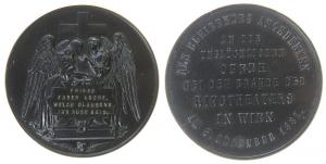 Wien - auf die Opfer des Wiener Ringtheater Brandes - 1881 - Medaille  vz+