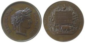 St. Omer - Landwirtschaftsministerium - 1898 - Medaille  vz+