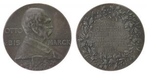 Bismarck (1815-1898) - auf die Reichstagsrede - o.J. - Medaille  vz
