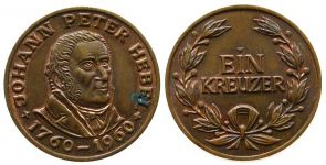 Hebel Johannes Peter (1760-1826) - 1960 - Kreuzer  vz