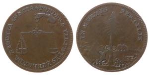 Bonhorst Heinrich - Harz - 1674-1711 - Rechenpfennig  fast ss