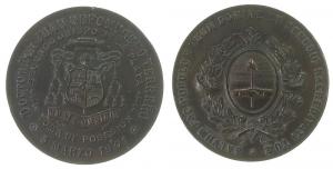 Terrero Juan Nepomuceno y Escalada (1850-1921) - auf seine Berufung als Bischof - 1901 - Medaille  vz