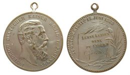 Friedrich III (1831-1888) - 1888 - tragbare Medaille  ss-vz