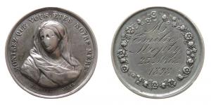 Freundschaft und Liebe - 1898 - Medaille  ss