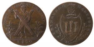 Edinburgh - 1790 - 1/2 Penny Token  ss