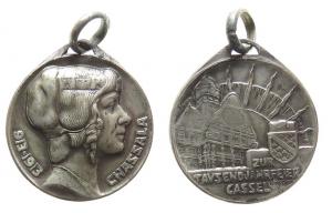 Cassel (Kassel) - auf die 1000-Jahrfeier - 1913 - tragbare Medaille  vz