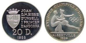 Andorra - 1988 - 20 Deniers  pp