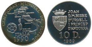 Andorra - 1989 - 10 Deniers  pp